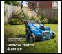 Hyundai 38cm / 15 inch  2-in-1 Cordless Scarifier & Aerator, 40V (2x20V) Brushless, 45L Collection Bag - HY40CSC38