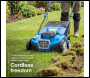 Hyundai 38cm / 15 inch  2-in-1 Cordless Scarifier & Aerator, 40V (2x20V) Brushless, 45L Collection Bag - HY40CSC38