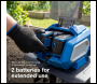 Hyundai 36cm / 14 inch  40V (20Vx2) Brushless Cordless Tiller, 4 Blades, 205mm Depth - HY40CT36