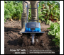 Hyundai 36cm / 14 inch  40V (20Vx2) Brushless Cordless Tiller, 4 Blades, 205mm Depth - HY40CT36
