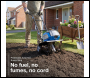 Hyundai 36cm / 14 inch  40V (20Vx2) Brushless Cordless Tiller, 4 Blades, 205mm Depth - HY40CT36