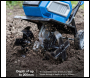 Hyundai 36cm / 14 inch  40V (20Vx2) Brushless Cordless Tiller, 4 Blades, 205mm Depth - HY40CT36