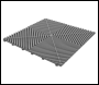 TUV Single Vented Floor Tile – Grey Colour – 400x400x18mm – Box of 34 pcs