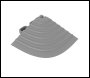 TUV Corner piece for Vented Floor Tiles – Grey Colour – Box of 34 pcs