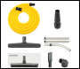 V-TUF GRINDEX1200LPS-110 2200W 110V/230V H-Class Industrial Dust Extractor - DCS Filter Cleaning System