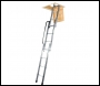 Werner Easiway Aluminium 3 section sliding loft ladder (general use) - Code 31334000