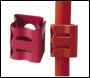 Pirelli / Prysmian FP Firefix Single Red Cable Clips (per 100) - Code 921622