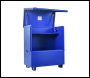 TradeSafe TS 4 x 4 x 2 Tool Vault Site Box with Hydraulic Arms - Blue