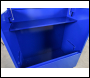 TradeSafe TS 4 x 4 x 2 Tool Vault Site Box with Hydraulic Arms - Blue