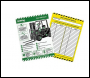 Scafftag Forkliftag - For Pre-Use Forklift Operator Inspections (Pack of 10)