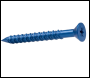4.8 x 45mm Masonry Screws with Countersunk Head - Box of 100