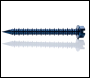 Evolution 6.3 x 57mm Masonry Screws with Slotted Hex Washer Head - Box of 100