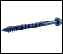 6.3 x 82mm Masonry Screws with Slotted Hex Washer Head - Box of 100