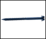6.3 x 100mm Masonry Screws with Slotted Hex Washer Head - Box of 100