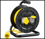LUMER 25m x 2.5mm Cable Reel with 2 x 16 Amp Sockets 110v - Code LM07350