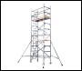 BoSS Single Width Aluminium Access Tower - 1.8m Length - 6.2m Working Height - 305522