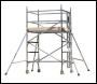 BoSS Ladderspan Double Width Aluminium Access Tower - 1.8m Length - 4.2m Working Height - 301523