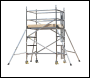 BoSS Ladderspan Double Width Aluminium Access Tower - 1.8m Length - 4.7m Working Height - 302523
