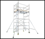 BoSS Double Width Aluminium Access Tower - 1.8m Length - 5.2m Working Height - 303523
