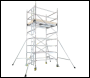 BoSS Ladderspan Double Width Aluminium Access Tower - 1.8m Length - 5.7m Working Height - 304523