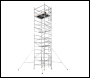 BoSS Ladderspan Double Width Aluminium Access Tower - 1.8m Length - 12.2m Working Height - 317523