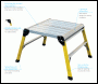 Zarges Fibreglass Hop-Up Work Platform - Double Width - Height 0.50m - 100305