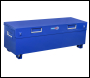 TradeSafe TS 6 x 2 x 2 Large Vehicle Box with Hydraulic Lid Arms - Blue Van Box