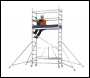 Zarges Reachmaster Mobile Scaffold Tower - 3.7 Metre Working Height - 1.7 Metre Platform Height - Stabilisers Included - Code: 5600103