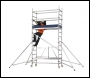 Zarges Reachmaster Mobile Scaffold Tower - 3.7 Metre Working Height - 1.7 Metre Platform Height - Stabilisers Included - Code: 5600103