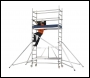 Zarges Reachmaster Mobile Scaffold Tower - 5.7 Metre Working Height - 3.7 Metre Platform Height - Stabilisers Included - Code: 5600105