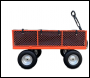 Sherpa Large Garden Trolley Cart (Including Free Liner + Puncture Proof Tyres) - Code SLGT3