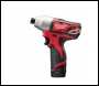 Milwaukee M12 Sub Compact Impact Driver - M12BID-0