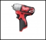 Milwaukee M12 Sub Compact ¼″ Impact Wrench - M12BIW14-0