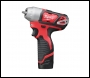 Milwaukee M12 Sub Compact ¼″ Impact Wrench - M12BIW14-0