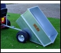 SCH Large Capacity Galvanised Tipping Dump Trailer - Wide Profile Wheels