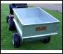 SCH Large Capacity Galvanised Tipping Dump Trailer - Wide Profile Wheels