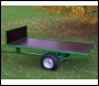 SCH Two wheel timber 15CWT Tipping Trailer