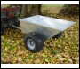 SCH Galvanised Tipping Dump Trailer - Flotation Wheels