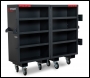 Armorgard Fittingstor Mobile Fittings Cabinet, Bi-fold design 960x985x1375  - FC5