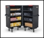 Armorgard Fittingstor Mobile Fittings Cabinet, Bi-fold design 960x985x1375  - FC5
