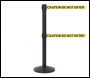 QueueMaster 550 Twin Free Standing Retractable Belt Barrier - 3.4m - Black Post - QM550TwinB