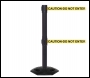 WeatherMaster Twin Free Standing Retractable Belt Barrier - 3.4m - Black Post - WMR250TwinB