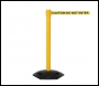 WeatherMaster Free Standing Retractable Belt Barrier - 3.4m - Yellow Post - WMR250Y