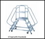 Zarges Z600 Double Sided Mobile Work Platform With Aluminium Treads and Platform - Code: z600doublesided