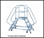 Zarges Z600 Double Sided Mobile Work Platform With Aluminium Treads and Platform - Code: z600doublesided