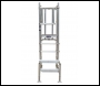 Lewis Trade Heavy Duty Aluminium Podium Steps 1.5 Metre Platform Height - Adjustable Heights