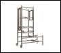 Lewis Trade Heavy Duty Aluminium Podium Steps 1.25 Metre Platform Height - Adjustable Heights