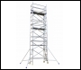 LEWIS Industrial Scaffold Tower Single Width 2.5m Long - 6.7m Platform Height