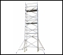 LEWIS Industrial Scaffold Tower Single Width 2.5m Long - 11.7m Platform Height
