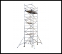 LEWIS Industrial Scaffold Tower Double Width 1.8m Long - 2.2m Platform Height